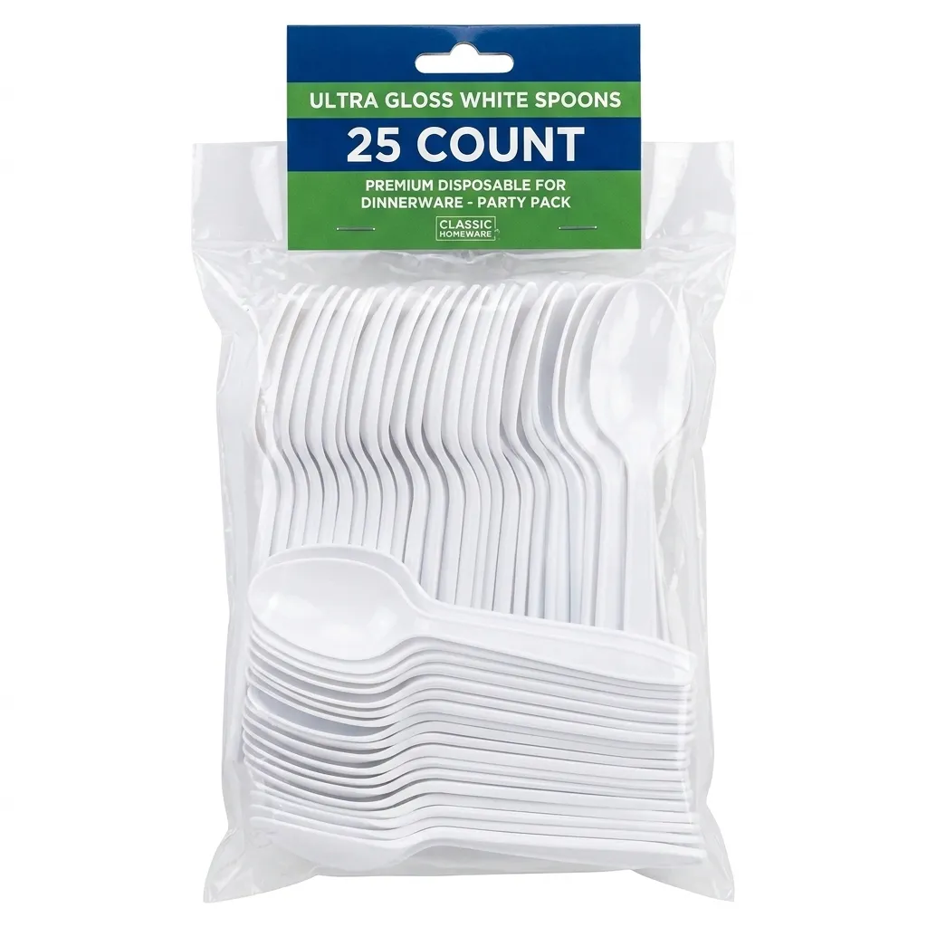 Cuchara Mediana de Plástico