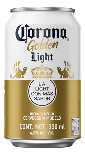 Cerveza Corona Golden Light Lata Ind.