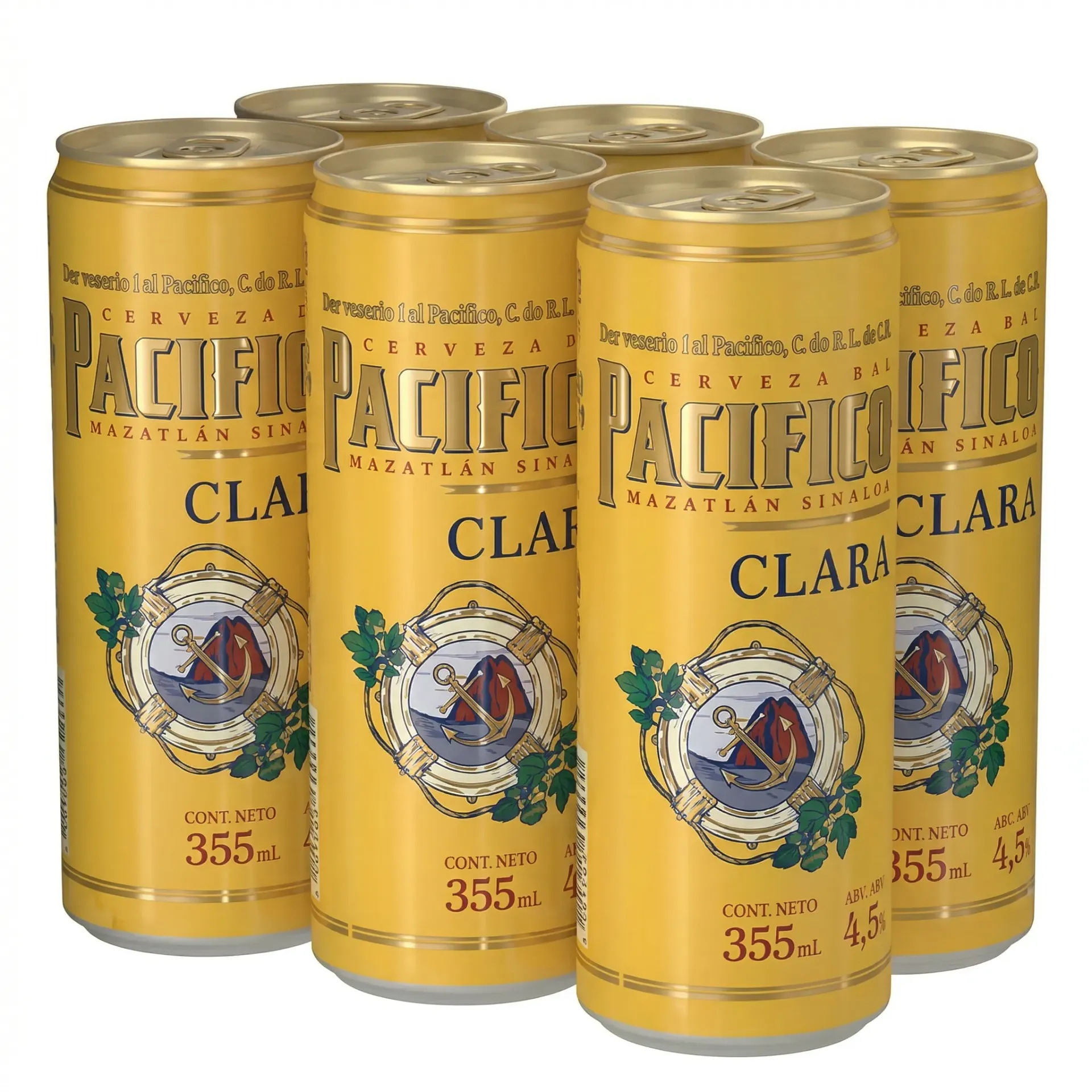 Cerveza Pacífico Clara Six Pack
